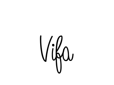 How to make Vifa name signature. Use Angelique-Rose-font-FFP style for creating short signs online. This is the latest handwritten sign. Vifa signature style 5 images and pictures png