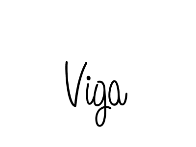 How to make Viga name signature. Use Angelique-Rose-font-FFP style for creating short signs online. This is the latest handwritten sign. Viga signature style 5 images and pictures png