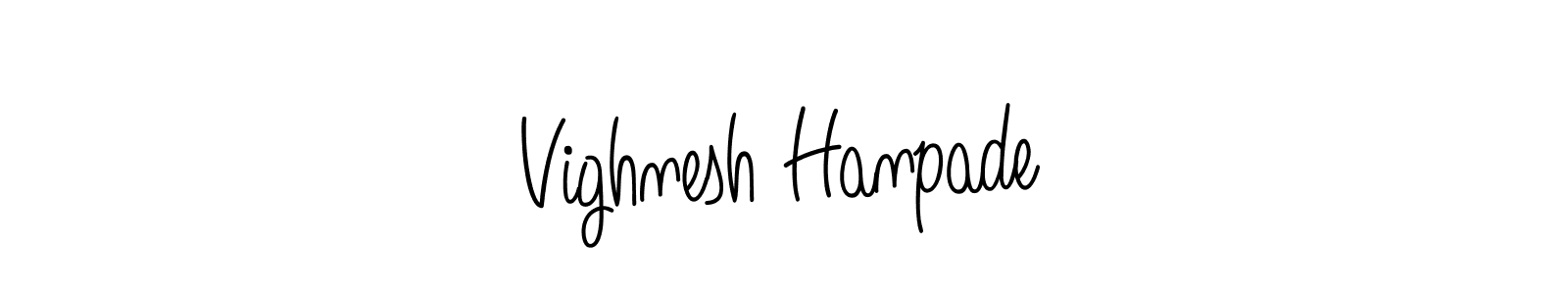 Make a beautiful signature design for name Vighnesh Hanpade. Use this online signature maker to create a handwritten signature for free. Vighnesh Hanpade signature style 5 images and pictures png