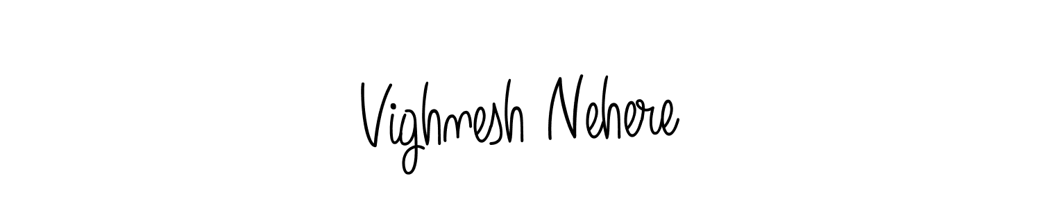 Once you've used our free online signature maker to create your best signature Angelique-Rose-font-FFP style, it's time to enjoy all of the benefits that Vighnesh Nehere name signing documents. Vighnesh Nehere signature style 5 images and pictures png