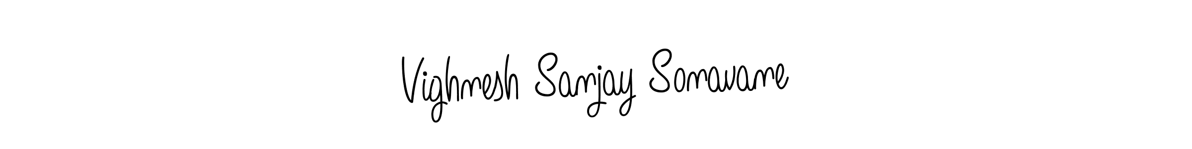 Angelique-Rose-font-FFP is a professional signature style that is perfect for those who want to add a touch of class to their signature. It is also a great choice for those who want to make their signature more unique. Get Vighnesh Sanjay Sonavane name to fancy signature for free. Vighnesh Sanjay Sonavane signature style 5 images and pictures png