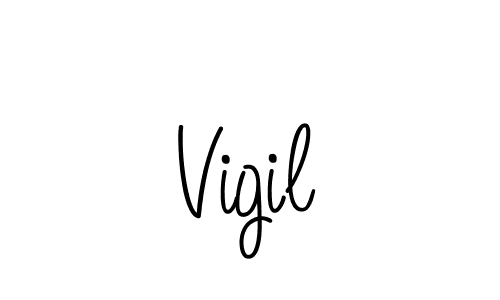 Also we have Vigil name is the best signature style. Create professional handwritten signature collection using Angelique-Rose-font-FFP autograph style. Vigil signature style 5 images and pictures png