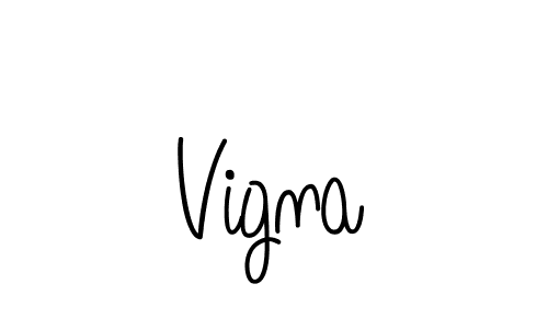 The best way (Angelique-Rose-font-FFP) to make a short signature is to pick only two or three words in your name. The name Vigna include a total of six letters. For converting this name. Vigna signature style 5 images and pictures png