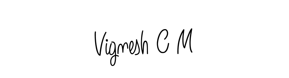 You can use this online signature creator to create a handwritten signature for the name Vignesh C M. This is the best online autograph maker. Vignesh C M signature style 5 images and pictures png