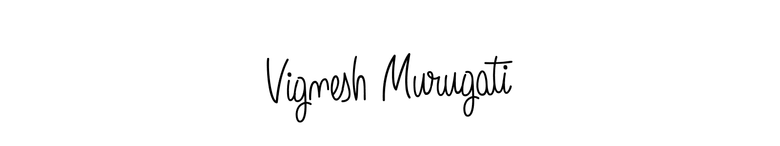 Design your own signature with our free online signature maker. With this signature software, you can create a handwritten (Angelique-Rose-font-FFP) signature for name Vignesh Murugati. Vignesh Murugati signature style 5 images and pictures png