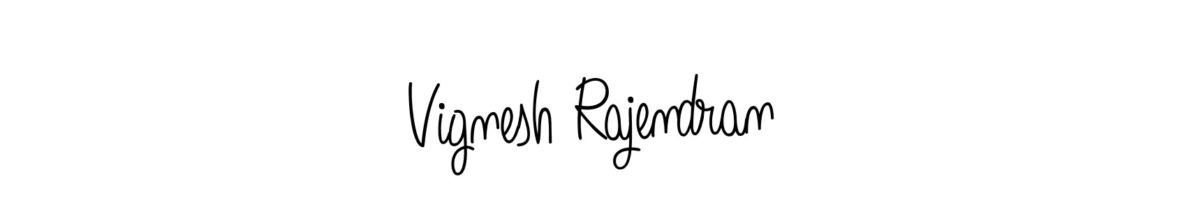 How to make Vignesh Rajendran signature? Angelique-Rose-font-FFP is a professional autograph style. Create handwritten signature for Vignesh Rajendran name. Vignesh Rajendran signature style 5 images and pictures png