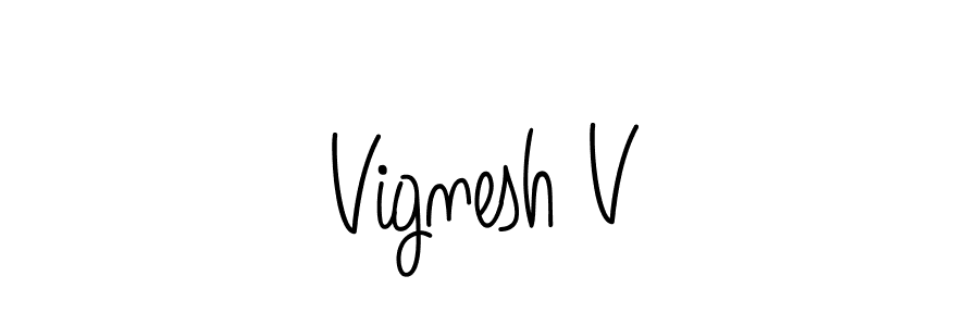 Check out images of Autograph of Vignesh V name. Actor Vignesh V Signature Style. Angelique-Rose-font-FFP is a professional sign style online. Vignesh V signature style 5 images and pictures png