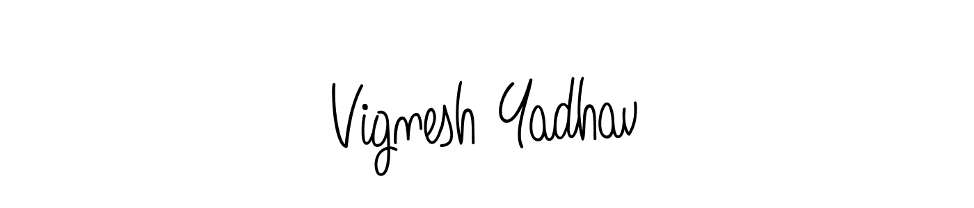 Once you've used our free online signature maker to create your best signature Angelique-Rose-font-FFP style, it's time to enjoy all of the benefits that Vignesh Yadhav name signing documents. Vignesh Yadhav signature style 5 images and pictures png
