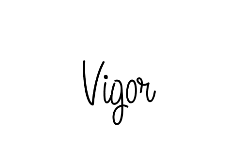 Vigor stylish signature style. Best Handwritten Sign (Angelique-Rose-font-FFP) for my name. Handwritten Signature Collection Ideas for my name Vigor. Vigor signature style 5 images and pictures png