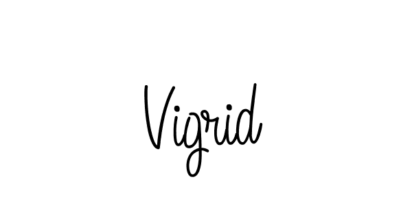 Vigrid stylish signature style. Best Handwritten Sign (Angelique-Rose-font-FFP) for my name. Handwritten Signature Collection Ideas for my name Vigrid. Vigrid signature style 5 images and pictures png