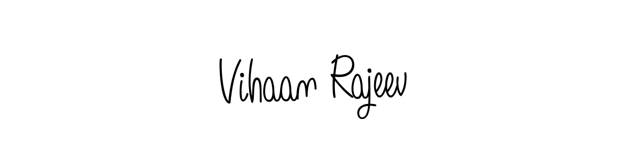 Check out images of Autograph of Vihaan Rajeev name. Actor Vihaan Rajeev Signature Style. Angelique-Rose-font-FFP is a professional sign style online. Vihaan Rajeev signature style 5 images and pictures png