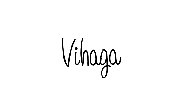 How to Draw Vihaga signature style? Angelique-Rose-font-FFP is a latest design signature styles for name Vihaga. Vihaga signature style 5 images and pictures png
