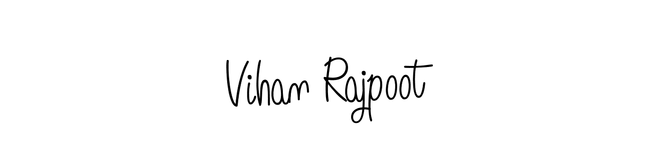 Also You can easily find your signature by using the search form. We will create Vihan Rajpoot name handwritten signature images for you free of cost using Angelique-Rose-font-FFP sign style. Vihan Rajpoot signature style 5 images and pictures png