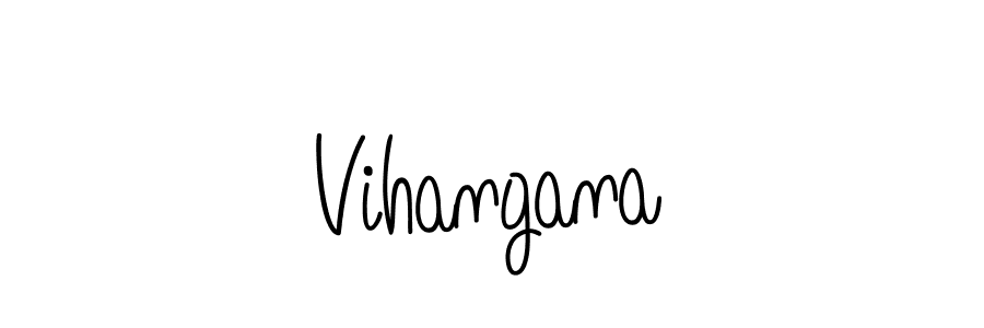 if you are searching for the best signature style for your name Vihangana. so please give up your signature search. here we have designed multiple signature styles  using Angelique-Rose-font-FFP. Vihangana signature style 5 images and pictures png