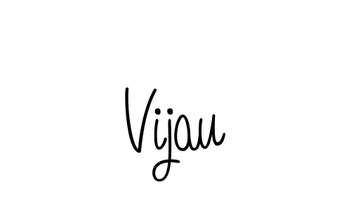 Make a beautiful signature design for name Vijau. With this signature (Angelique-Rose-font-FFP) style, you can create a handwritten signature for free. Vijau signature style 5 images and pictures png