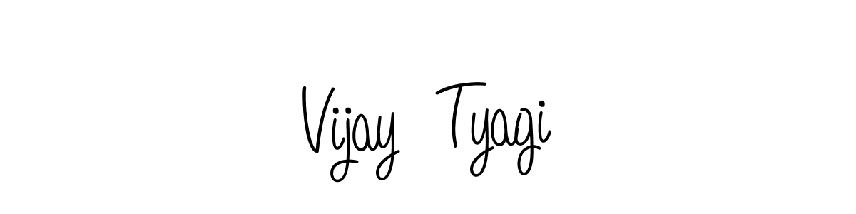 Make a beautiful signature design for name Vijay  Tyagi. With this signature (Angelique-Rose-font-FFP) style, you can create a handwritten signature for free. Vijay  Tyagi signature style 5 images and pictures png