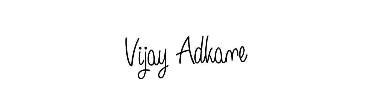 How to Draw Vijay Adkane signature style? Angelique-Rose-font-FFP is a latest design signature styles for name Vijay Adkane. Vijay Adkane signature style 5 images and pictures png