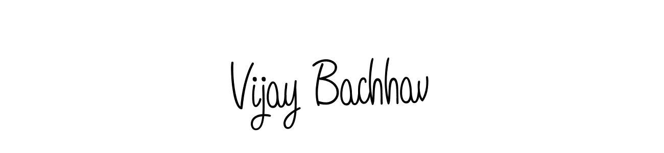 How to Draw Vijay Bachhav signature style? Angelique-Rose-font-FFP is a latest design signature styles for name Vijay Bachhav. Vijay Bachhav signature style 5 images and pictures png