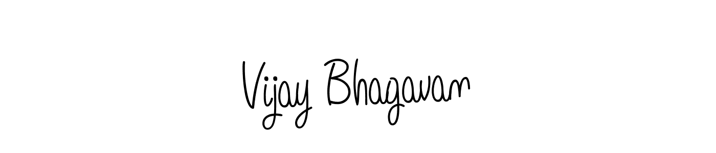 Design your own signature with our free online signature maker. With this signature software, you can create a handwritten (Angelique-Rose-font-FFP) signature for name Vijay Bhagavan. Vijay Bhagavan signature style 5 images and pictures png