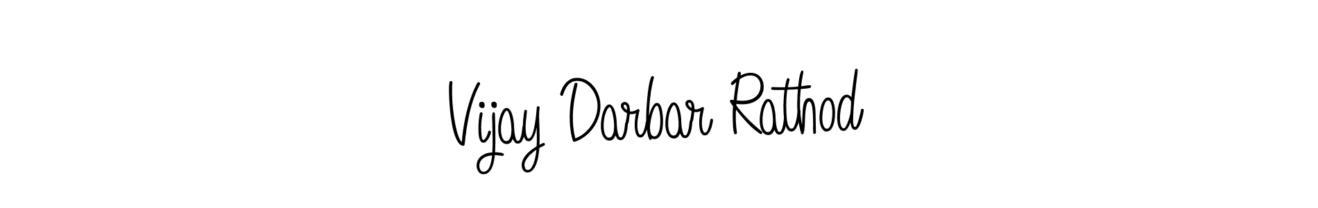 Make a beautiful signature design for name Vijay Darbar Rathod. With this signature (Angelique-Rose-font-FFP) style, you can create a handwritten signature for free. Vijay Darbar Rathod signature style 5 images and pictures png