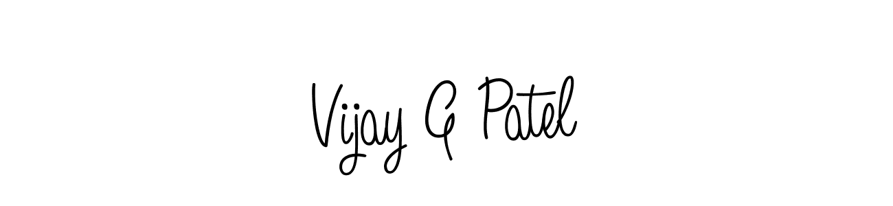 How to Draw Vijay G Patel signature style? Angelique-Rose-font-FFP is a latest design signature styles for name Vijay G Patel. Vijay G Patel signature style 5 images and pictures png