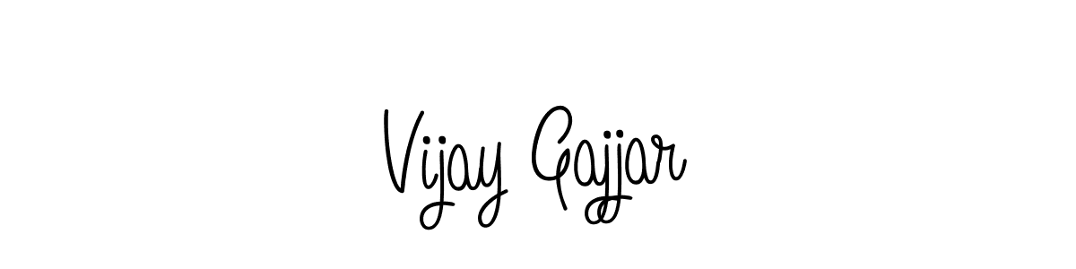 Design your own signature with our free online signature maker. With this signature software, you can create a handwritten (Angelique-Rose-font-FFP) signature for name Vijay Gajjar. Vijay Gajjar signature style 5 images and pictures png