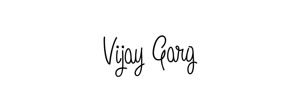 Make a beautiful signature design for name Vijay Garg. With this signature (Angelique-Rose-font-FFP) style, you can create a handwritten signature for free. Vijay Garg signature style 5 images and pictures png