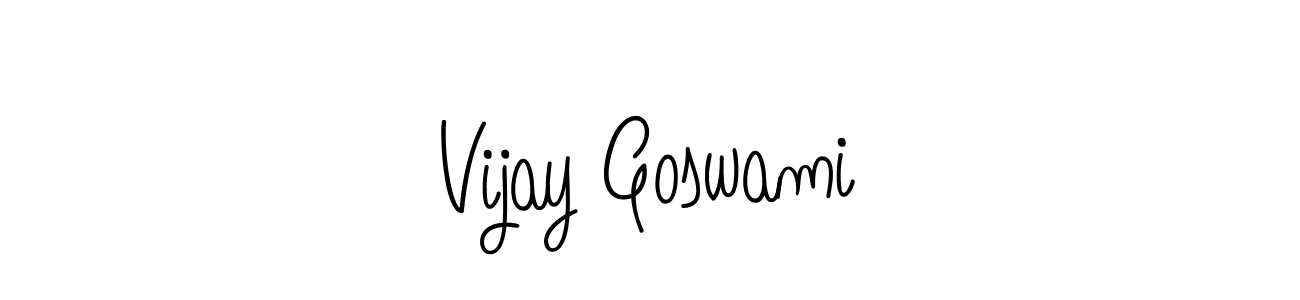 Create a beautiful signature design for name Vijay Goswami. With this signature (Angelique-Rose-font-FFP) fonts, you can make a handwritten signature for free. Vijay Goswami signature style 5 images and pictures png
