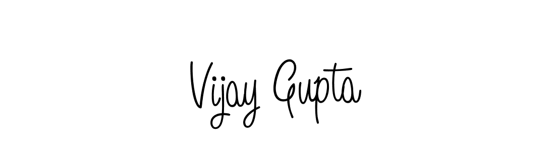 Use a signature maker to create a handwritten signature online. With this signature software, you can design (Angelique-Rose-font-FFP) your own signature for name Vijay Gupta. Vijay Gupta signature style 5 images and pictures png