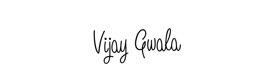 Create a beautiful signature design for name Vijay Gwala. With this signature (Angelique-Rose-font-FFP) fonts, you can make a handwritten signature for free. Vijay Gwala signature style 5 images and pictures png