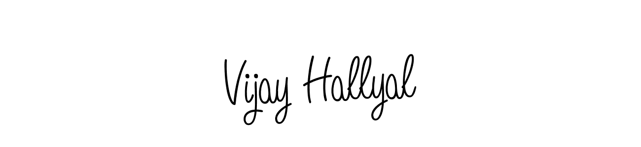 You can use this online signature creator to create a handwritten signature for the name Vijay Hallyal. This is the best online autograph maker. Vijay Hallyal signature style 5 images and pictures png