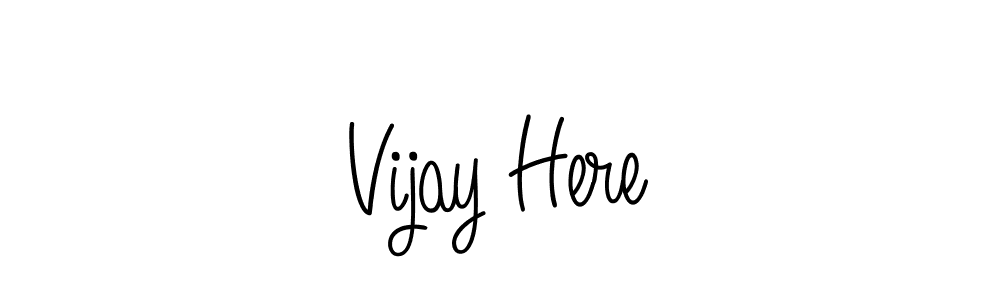 if you are searching for the best signature style for your name Vijay Here. so please give up your signature search. here we have designed multiple signature styles  using Angelique-Rose-font-FFP. Vijay Here signature style 5 images and pictures png