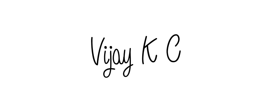 Make a beautiful signature design for name Vijay K C. Use this online signature maker to create a handwritten signature for free. Vijay K C signature style 5 images and pictures png