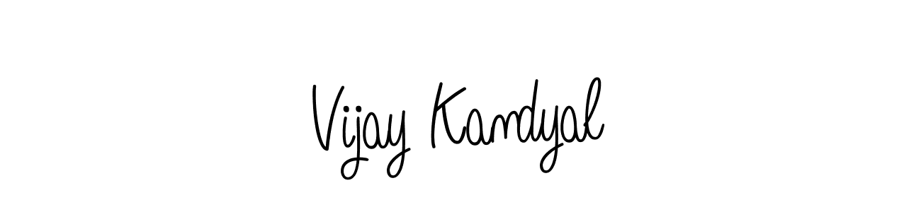Make a short Vijay Kandyal signature style. Manage your documents anywhere anytime using Angelique-Rose-font-FFP. Create and add eSignatures, submit forms, share and send files easily. Vijay Kandyal signature style 5 images and pictures png