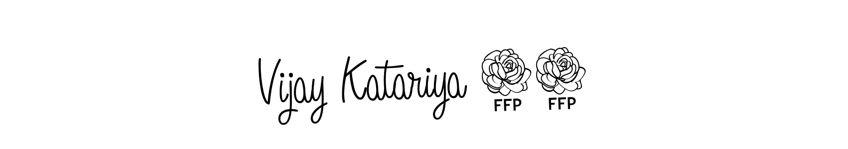 if you are searching for the best signature style for your name Vijay Katariya 05. so please give up your signature search. here we have designed multiple signature styles  using Angelique-Rose-font-FFP. Vijay Katariya 05 signature style 5 images and pictures png