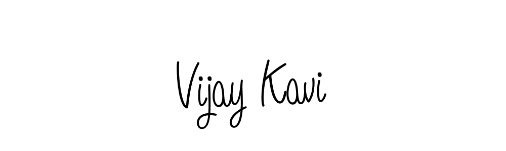 How to make Vijay Kavi signature? Angelique-Rose-font-FFP is a professional autograph style. Create handwritten signature for Vijay Kavi name. Vijay Kavi signature style 5 images and pictures png