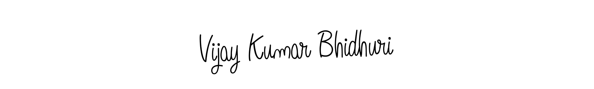 This is the best signature style for the Vijay Kumar Bhidhuri name. Also you like these signature font (Angelique-Rose-font-FFP). Mix name signature. Vijay Kumar Bhidhuri signature style 5 images and pictures png