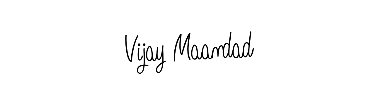 How to Draw Vijay Maandad signature style? Angelique-Rose-font-FFP is a latest design signature styles for name Vijay Maandad. Vijay Maandad signature style 5 images and pictures png