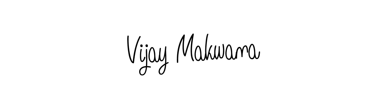 Also we have Vijay Makwana name is the best signature style. Create professional handwritten signature collection using Angelique-Rose-font-FFP autograph style. Vijay Makwana signature style 5 images and pictures png