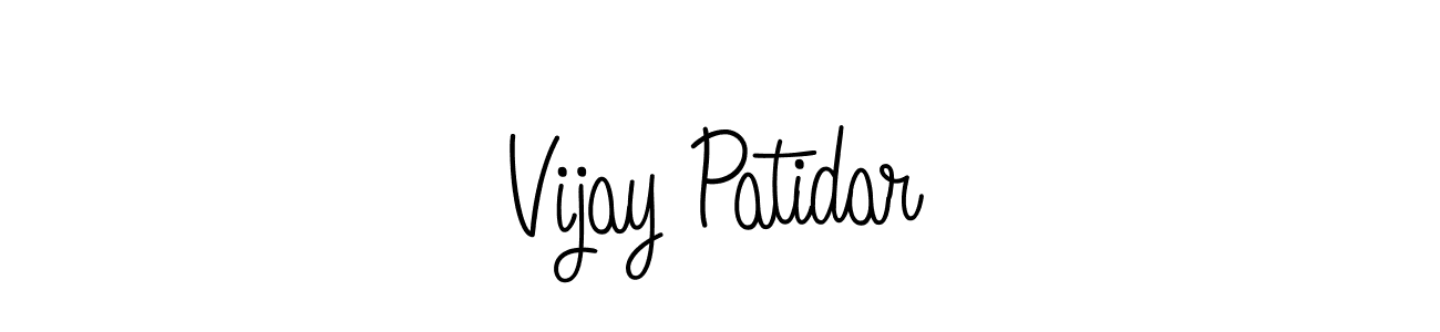 Design your own signature with our free online signature maker. With this signature software, you can create a handwritten (Angelique-Rose-font-FFP) signature for name Vijay Patidar. Vijay Patidar signature style 5 images and pictures png