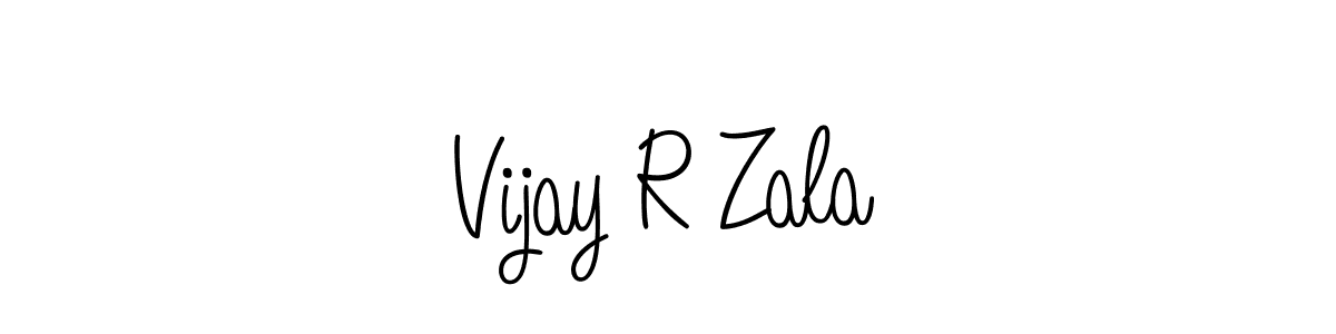 Once you've used our free online signature maker to create your best signature Angelique-Rose-font-FFP style, it's time to enjoy all of the benefits that Vijay R Zala name signing documents. Vijay R Zala signature style 5 images and pictures png