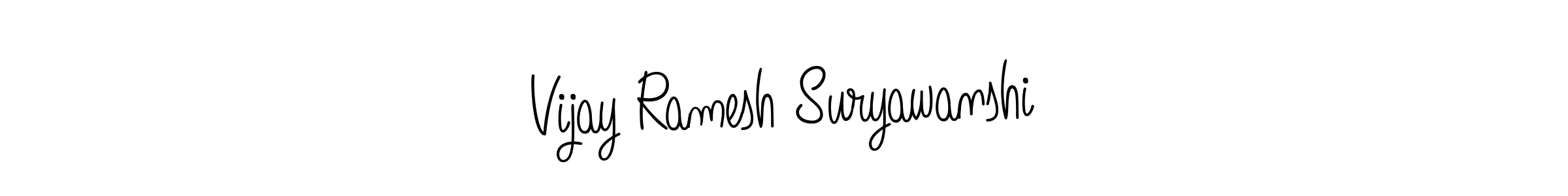 Make a short Vijay Ramesh Suryawanshi signature style. Manage your documents anywhere anytime using Angelique-Rose-font-FFP. Create and add eSignatures, submit forms, share and send files easily. Vijay Ramesh Suryawanshi signature style 5 images and pictures png