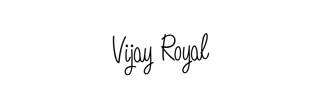 How to make Vijay Royal name signature. Use Angelique-Rose-font-FFP style for creating short signs online. This is the latest handwritten sign. Vijay Royal signature style 5 images and pictures png