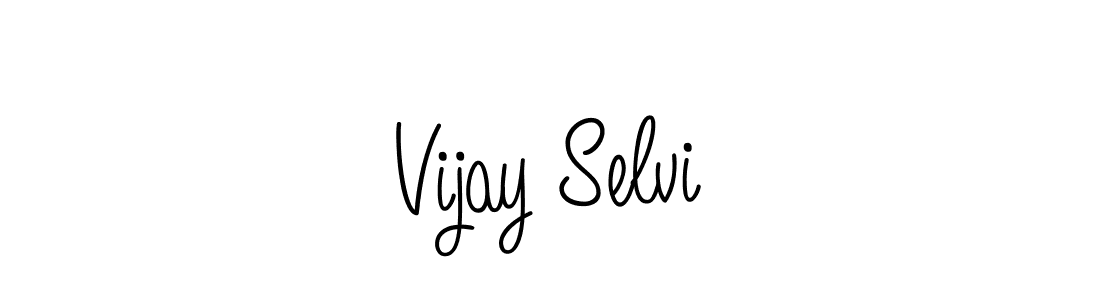 Design your own signature with our free online signature maker. With this signature software, you can create a handwritten (Angelique-Rose-font-FFP) signature for name Vijay Selvi. Vijay Selvi signature style 5 images and pictures png