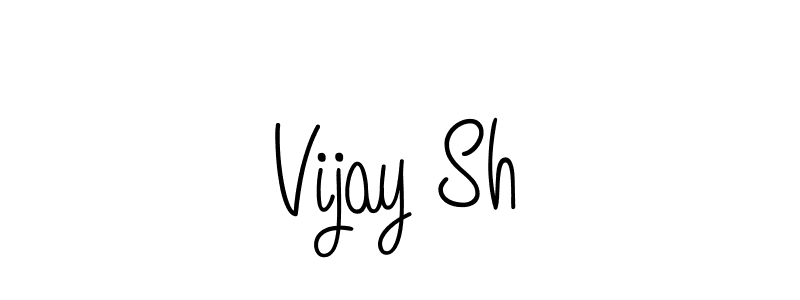 How to Draw Vijay Sh signature style? Angelique-Rose-font-FFP is a latest design signature styles for name Vijay Sh. Vijay Sh signature style 5 images and pictures png