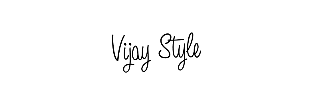 How to make Vijay Style signature? Angelique-Rose-font-FFP is a professional autograph style. Create handwritten signature for Vijay Style name. Vijay Style signature style 5 images and pictures png