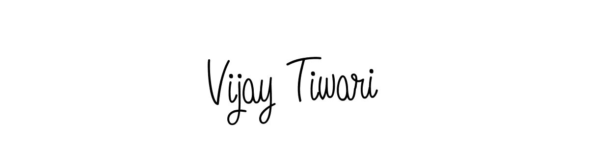 Create a beautiful signature design for name Vijay Tiwari. With this signature (Angelique-Rose-font-FFP) fonts, you can make a handwritten signature for free. Vijay Tiwari signature style 5 images and pictures png
