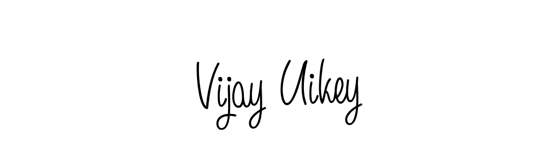 if you are searching for the best signature style for your name Vijay Uikey. so please give up your signature search. here we have designed multiple signature styles  using Angelique-Rose-font-FFP. Vijay Uikey signature style 5 images and pictures png