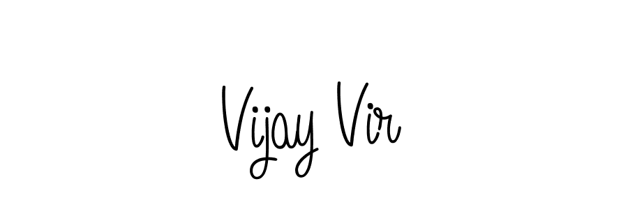 Create a beautiful signature design for name Vijay Vir. With this signature (Angelique-Rose-font-FFP) fonts, you can make a handwritten signature for free. Vijay Vir signature style 5 images and pictures png