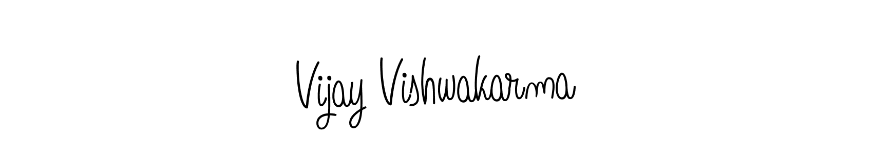 Angelique-Rose-font-FFP is a professional signature style that is perfect for those who want to add a touch of class to their signature. It is also a great choice for those who want to make their signature more unique. Get Vijay Vishwakarma name to fancy signature for free. Vijay Vishwakarma signature style 5 images and pictures png